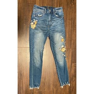 A&F High Rise Super Skinny Jeans